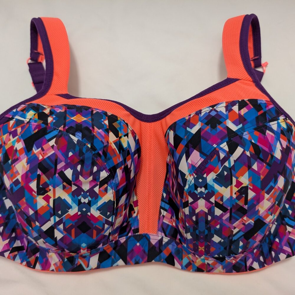 Panache 32G Power Purple Padded Sports Underwire Bra